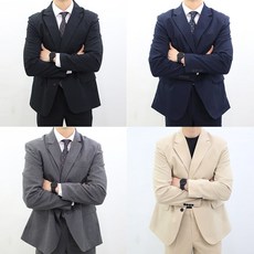 남자 빅사이즈 정장 M~5XL 사계절 베이직 스판 수트 결혼식 하객룩 웨딩촬영 면접 상견례 - 남자정장결혼식하객룩5xl