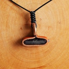 소울차크라 자수정 기둥원석 목걸이/NL0505PJ