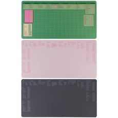 엑셀 단축키 특대형 데스크 매트 장패드 키보드 마우스 패드 800x400x5mm, 그레이, 1개
