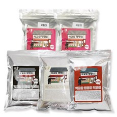 산아몰 학교 앞 땡땡이 떡볶이 대용량 분말 소스 로제 까르보나라 짜장 매운맛 500g, 로제맛 500g