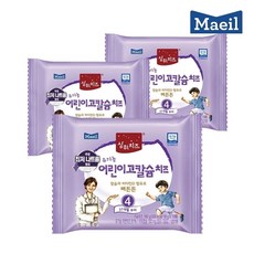 매일우유 상하 유기농 어린이 고칼슘치즈 4단계 80매/치즈/어린이치즈, 180g, 80개