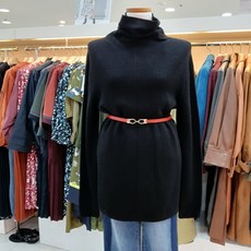 발렌시아 홀가먼트 롱 터들넥니트(V9AMK54)BL