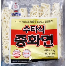 맛있는 수타중화면 천일식품 230gx5 X8, 1