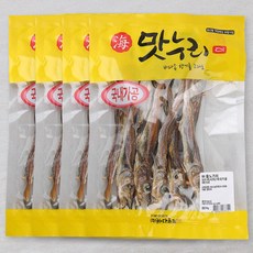 맛누리 줄노가리 120급 10미 러시아 명태 마른 맥주 안주 건어물 간식, 80g, 4개