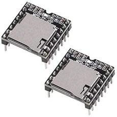 해외1431189 MakerHawk 2pcs df플레이어 미니 MP3 플레이어 모듈 Compatible with UNO R3 for ArdUino 오, One Color_One Size, 상세 설명 참조0, 상세 설명 참조0