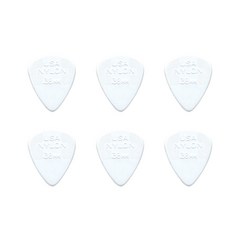 지엠뮤직_세트(6) 던롭피크 44R.38 Nylon STD 0.38mm 나일론 스탠다드 Dunlop PICK (No.4세트), 단품, 1개