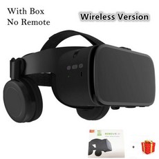 Bobo-VR Bobovr Z6 3D Casque Viar 3D 안경 가상 현실 헤드셋 블루투스 헬멧 고글 렌즈 비디오 전화 스마트폰, 협력사, 리모트 박스 포함, 1) Only VR, 1개