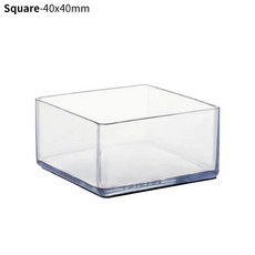 투명 실리콘 패드 테이블 의자 다리 캡 발 커버 미끄럼 방지, 1.40x40mm-Square, 1개