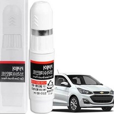 쌍문상회 스파크 붓펜 GAZ 퓨어화이트 도색 휠복원, 카케어 투명클리어