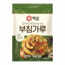 CJ 5가지 재료로만 만든 부침가루, 1kg, 1개