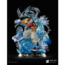 귀멸의칼날 상현이 도우마 매직큐브 귀칼 대형 레진 피규어, 단일 옵션 레진 피규어개