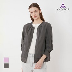 올리비아로렌 라운드넥 셔링 점퍼 VVCCL3M3261