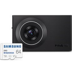 파인뷰 전후방QHD 2채널 블랙박스 X5000 + 출장장착쿠폰 + GPS안테나, 64GB, FINEVU X5000