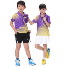 정품 아동 배드민턴복 세트 탁구복 테니스복 초등학생 트레이닝복 남녀 아동