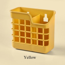 FANSYLI 젓가락 수납함 주방용품 가정용 포크 스푼 스탠드 식기 가정 용품 93호, Yellow