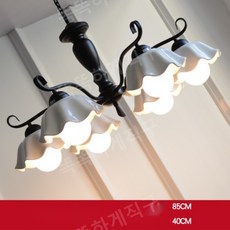 샹들리에조명 천장조명 인테리어거실등 수입조명 led거실조명 마카롱 거실 대형 미니 샹들리에 북유럽조명, 09.블랙6구_3색LED