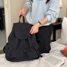 템클 데일리 백팩 가벼운 여행용 여성 남자 학생 책가방 경량 가방