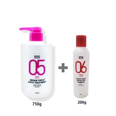 아모스 리페어포스 키토 트리트먼트 750ml + 칼라포스 샴푸 200g 증정