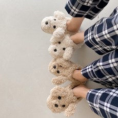 [쥬니쥬] 누룽지 강아지 실내화 (4size)