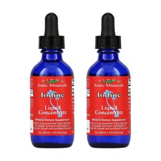 Life flo 리퀴드 요오드 150mcg 59ml 2개 Liquid Iodine Natural Orange