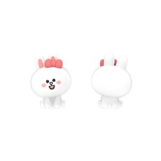 라인프렌즈 미니 브라운&프렌즈 모니터 피규어 귀여운 데스크테리어, 미니 코니, 1개