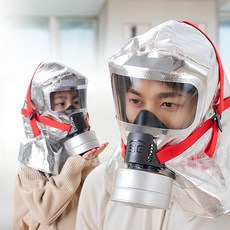 라이프키퍼 화재마스크 휴대용 방독면 화재용 방연마스크 1개 혼합색상 상품 이미지