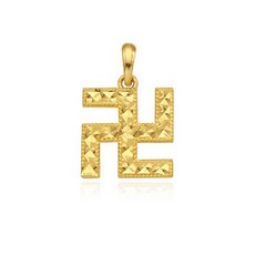 만자펜던트순금