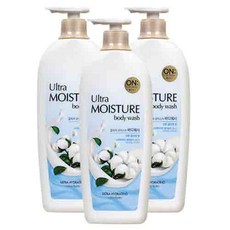 온더바디 울트라모이스처 코튼플라워향 바디워시 785ml X 3개