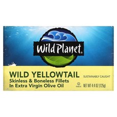 Wild Planet 와일드플레닛 와일드 옐로테일 125g 4팩