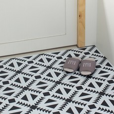 붙이는 접착식 셀프 바닥 타일 사무실 거실 현관 베란다 데코타일 컬러타일 구스토-딥블랙 16P, 디자인타일16p(접착), 16개