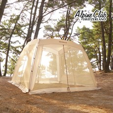 스위스알파인클럽 뉴 퍼시픽 빅 쉘터 베이지, 뉴퍼시픽쉘터+전용가림막2개