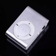 미니 USB MP3 플레이어 클립 음악 미디어 휴대용 MP 3 패션 지원 마이크로 SD TF 카드 멀티 전자 제품 재생기, [06] -Silver - 미니미디어재생기