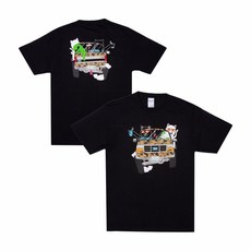 립앤딥 립앤딥 RND3560 프린팅 반팔 티셔츠 The Whole Gang Tee (Black)_F5I7