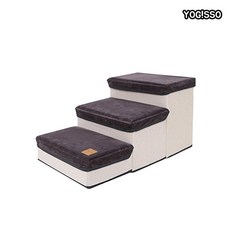  정글몬스터 정글몬스터 반려동물 수납형 3단 계단 