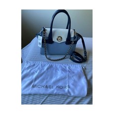 NWT Michael Michael Kors ...CARMEN FLAP BELTED SATCHEL