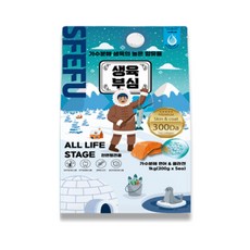 생육부심 가수분해 소프트사료 연어+콜라겐 1kg, 1개 - 생육부심