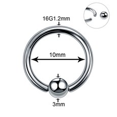 순금코피어싱링