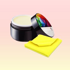 파이어볼 쇼카 왁스 그래핀 에디션 고체 왁스 자동차 광택제 카나우바 코팅제 도장 관리제, SET 01 밀크 크림 100g + 타월