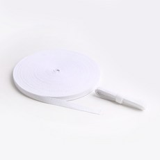 방구석상인 헤링본 면 테이프 끈 45m, 1개, 화이트-15mm 1개, 화이트-15mm