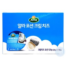 푸드올마켓_ 알라 크림치즈 포션 120g(20g x 6ea) /냉장, 1개, 120g