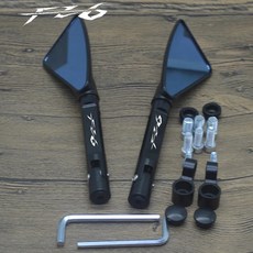 알루미늄 CNC 오토바이 사이드 미러 야마하 FZ6 FZ6 FZ6N FZ6S FAZER 백미러, 5)Gold