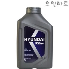 현대오일뱅크 엑스티어 2T_1L 2행정 오토바이 예초기 오일, 현대 XTeer 2T, 1개