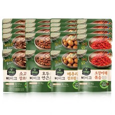 올따옴 CJ냉장 비비고 (소고기장조림125g+호두연근조림90g+메추리알장조림170g+오징어채볶음55g) 4종5세트, 125g, 5개