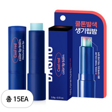 다슈 맨즈 컬러 체인지 립밤 4g, 15개, 쿨 레드