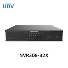 유니뷰 NVR308-32X 최대 4K해상도 IP네트워크 32채널 CCTV NVR 녹화기, 저장장치(HDD) 미포함, 1개 - nvr32ch