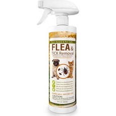 EcoVenger Flea Tick Removal Spray 16oz for Dogs and Cats Protects from Fleas Mites Ticks Mosquitoe
