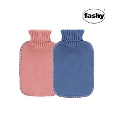 FASHY 파쉬 보온 물주머니포함 핫팩 찜질팩 코튼니트커버 2.0L, 코랄, 컬러:코랄