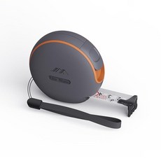 JIMIHOME 가정용 도구 필수품 12피트. 줄자 3.5m 미터 두께의 임페리얼 마모 내식성 나일론 코팅 충격 저항 후퇴 속도 제어 블레이드 잠금 트루 제로 벨트 클립 손목, 1.5 m, 1개