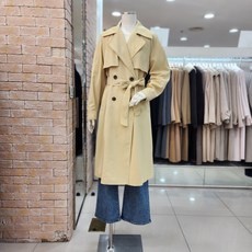 JJ지고트 버튼 디테일 더블 트렌치 코트 GM3M0TCW1 102105