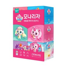 미니 미용티슈 (230매) 6입, 1개